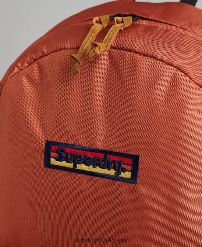 Superdry аксесоари N00H1609 оранжево Жени ретро микро бродирана раница montana