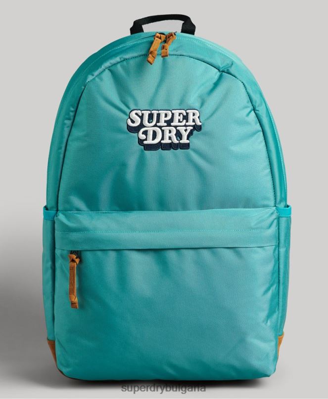 Superdry аксесоари N00H1620 син Жени ретро микро бродирана раница montana