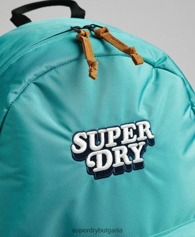 Superdry аксесоари N00H1620 син Жени ретро микро бродирана раница montana
