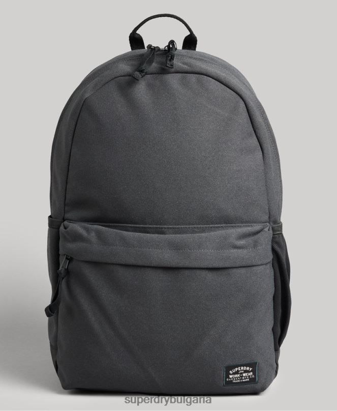 Superdry аксесоари N00H1719 тъмно сив Жени класическа раница montana