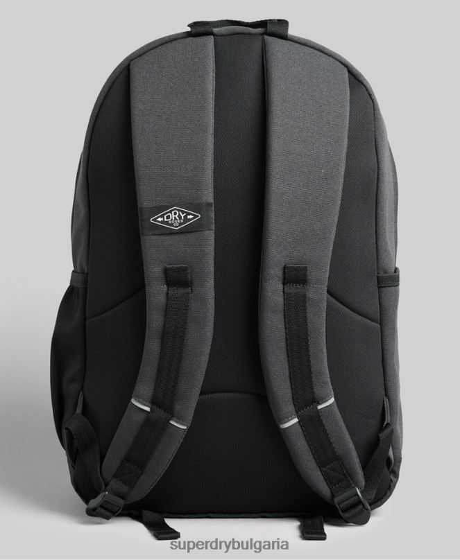 Superdry аксесоари N00H1719 тъмно сив Жени класическа раница montana