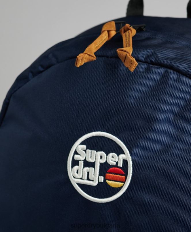 Superdry аксесоари N00H1863 военноморски флот Жени ретро микро бродирана раница montana