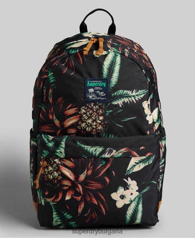 Superdry аксесоари N00H4217 черен Жени щампована раница montana