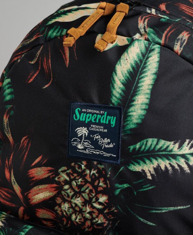 Superdry аксесоари N00H4217 черен Жени щампована раница montana