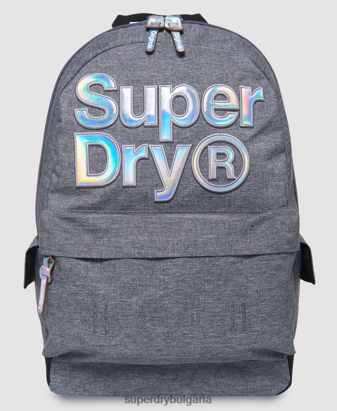 Superdry аксесоари N00H4222 сиво Жени раница montana с холо пълнеж