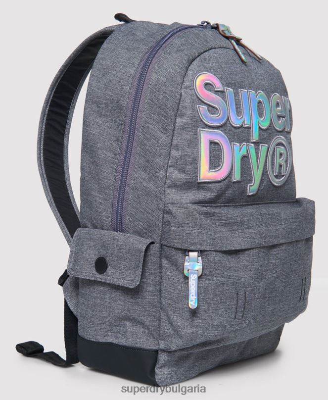 Superdry аксесоари N00H4222 сиво Жени раница montana с холо пълнеж