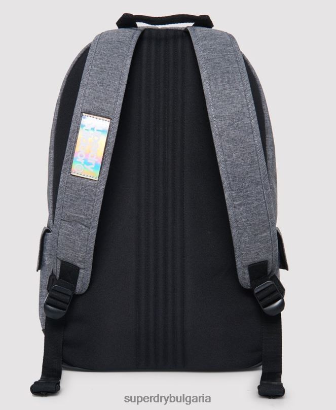 Superdry аксесоари N00H4222 сиво Жени раница montana с холо пълнеж