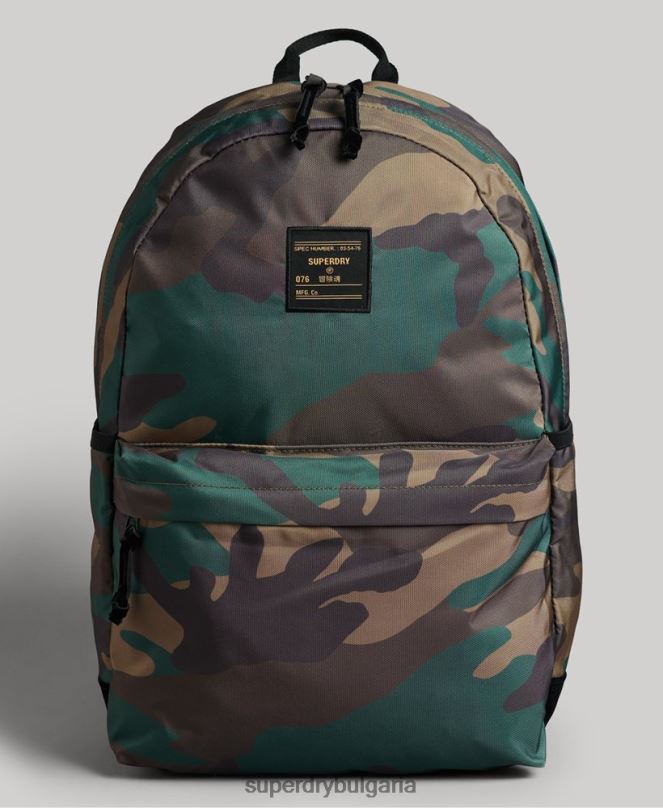 Superdry аксесоари N00H4225 зелено Жени щампована раница montana