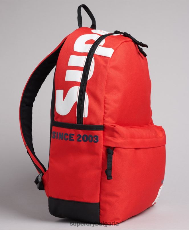 Superdry аксесоари N00H4273 червен Жени ретро теренна раница montana