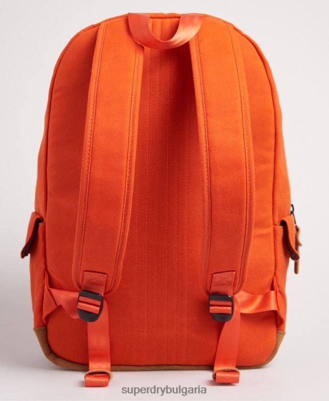 Superdry аксесоари N00H6667 оранжево Жени восъчна брезентова раница montana