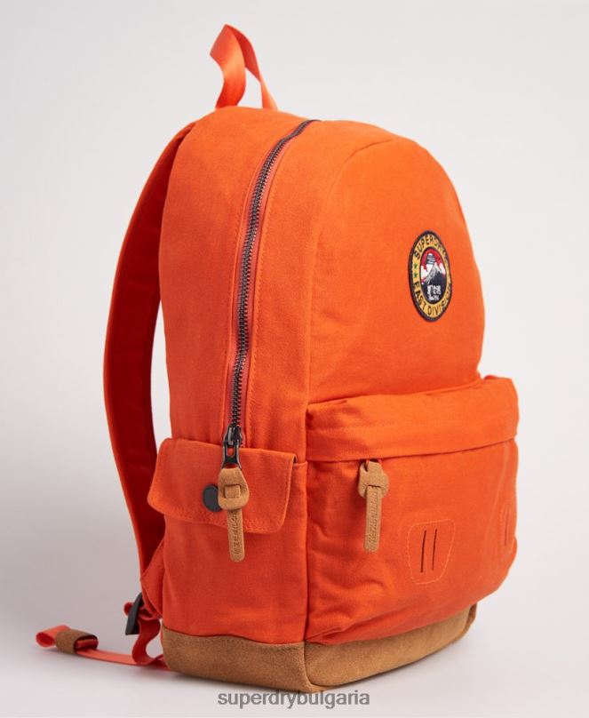 Superdry аксесоари N00H6667 оранжево Жени восъчна брезентова раница montana