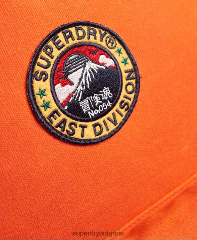 Superdry аксесоари N00H6667 оранжево Жени восъчна брезентова раница montana