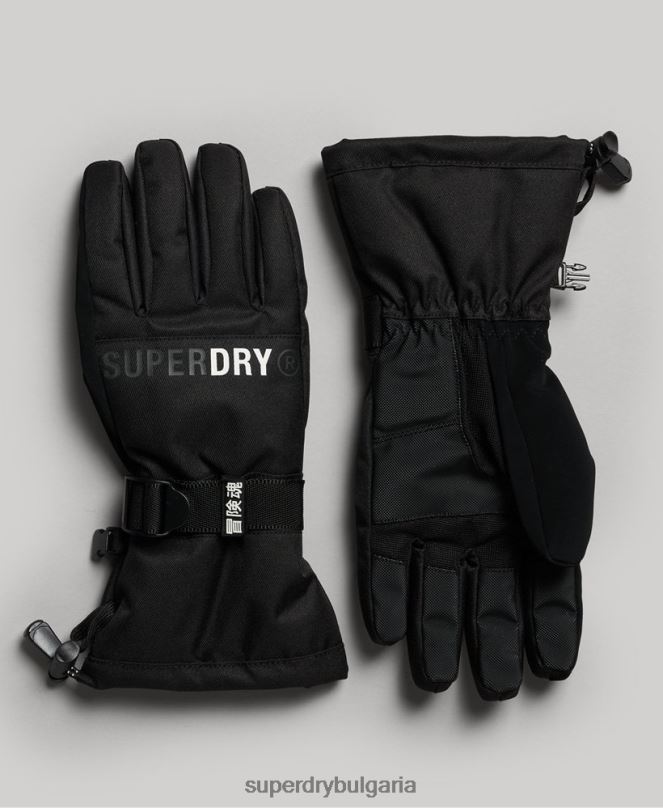 Superdry аксесоари N00H4112 черен Жени върховни спасителни ръкавици