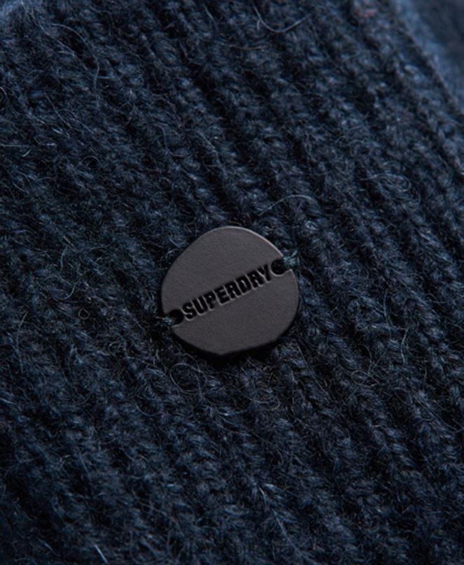 Superdry аксесоари N00H4291 военноморски флот Жени студия луксозни половин ръкавици
