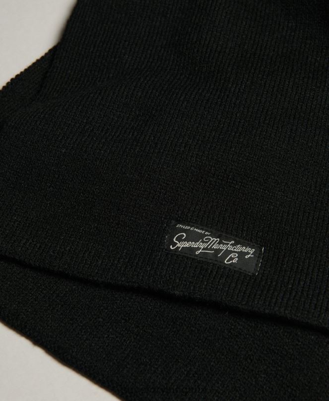 Superdry аксесоари N00H4229 черен Жени ретро класически шал
