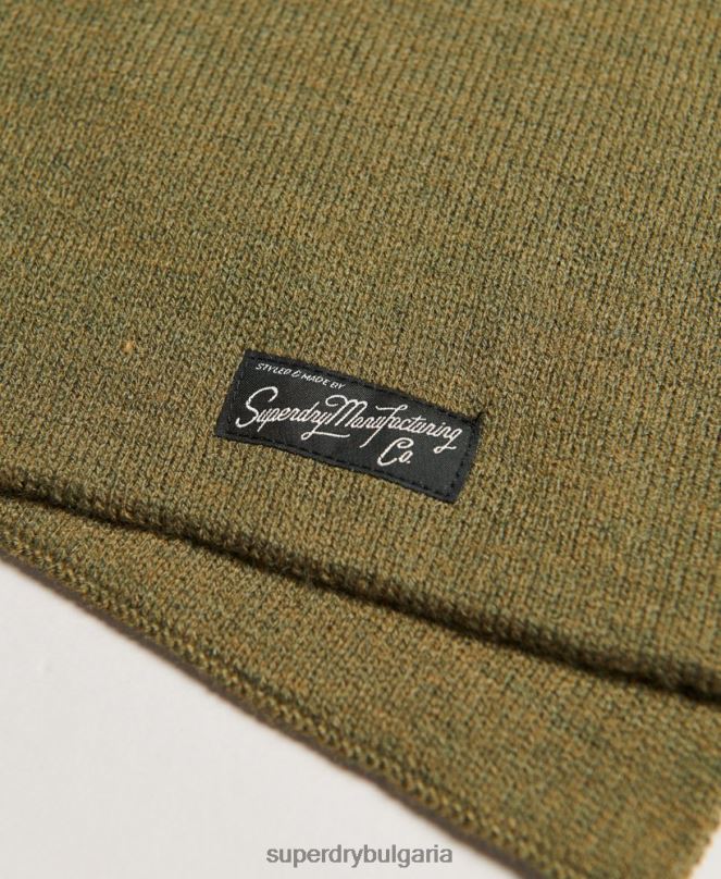 Superdry аксесоари N00H4231 каки Жени ретро класически шал
