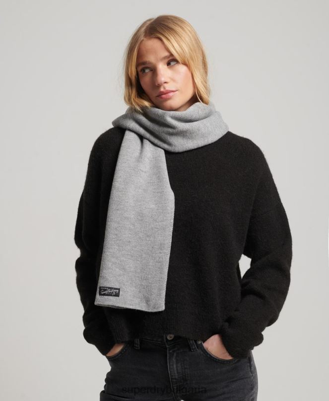 Superdry аксесоари N00H4232 сиво Жени ретро класически шал