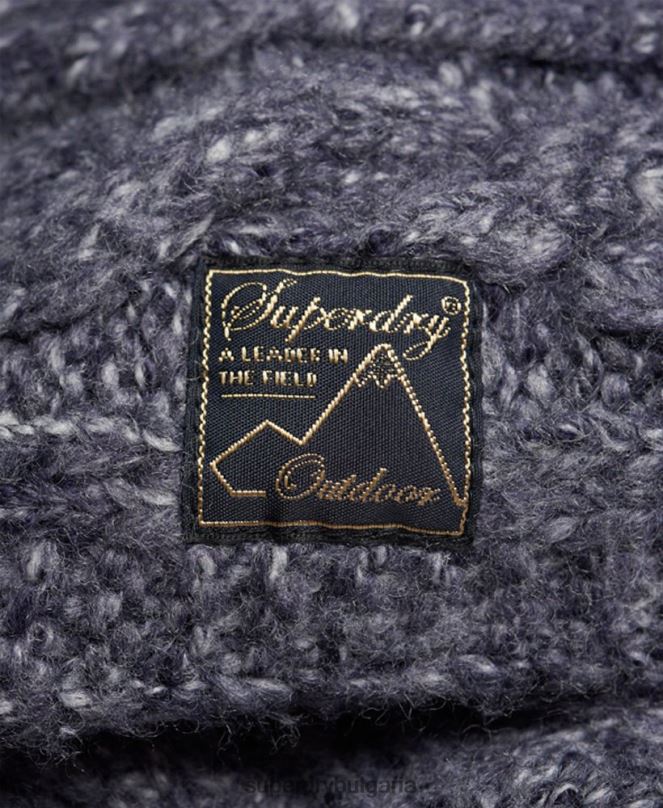 Superdry аксесоари N00H4302 военноморски флот Жени кабелен снуд от туид