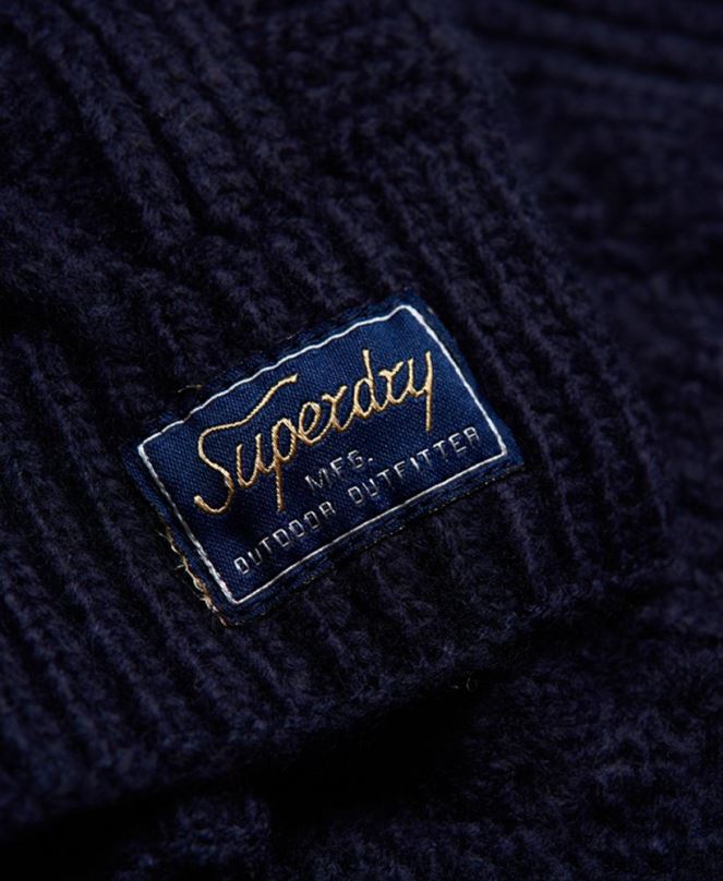 Superdry аксесоари N00H4304 военноморски флот Жени кабел лукс шал