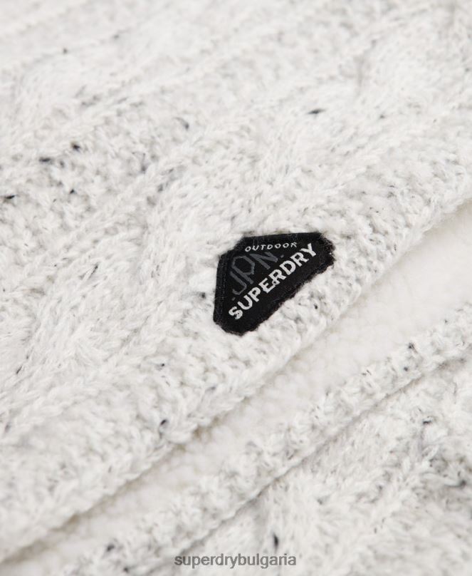Superdry аксесоари N00H4325 бяло Жени Gracie кабелен снуд