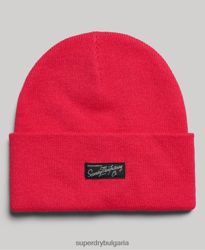 Superdry аксесоари N00H1680 розово Жени есенциална шапка с лого