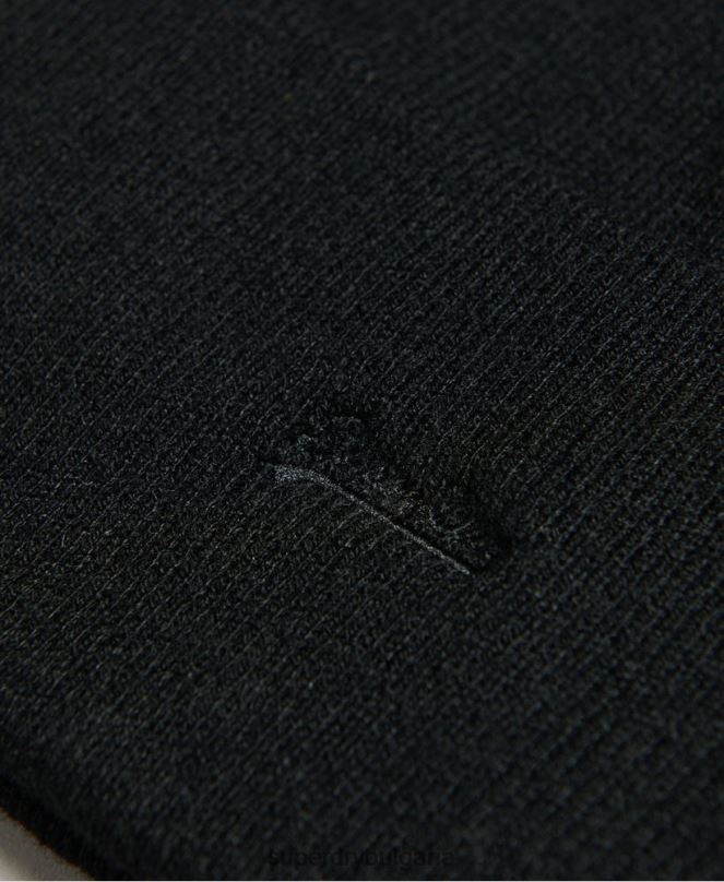 Superdry аксесоари N00H1685 черен Жени есенциална шапка с лого