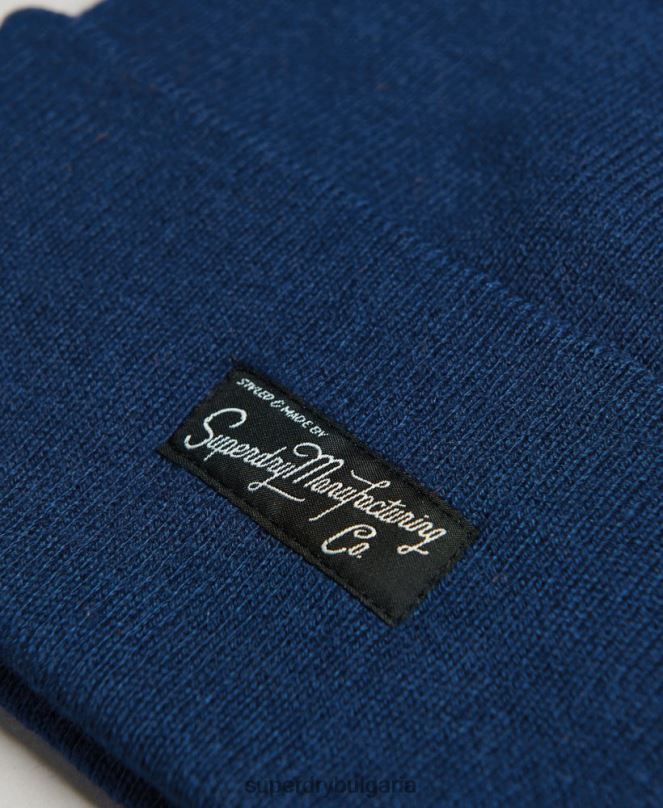 Superdry аксесоари N00H1687 син Жени есенциална шапка с лого