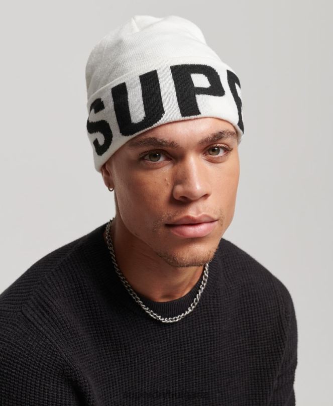 Superdry аксесоари N00H1690 бяло Жени планинска плетена шапка