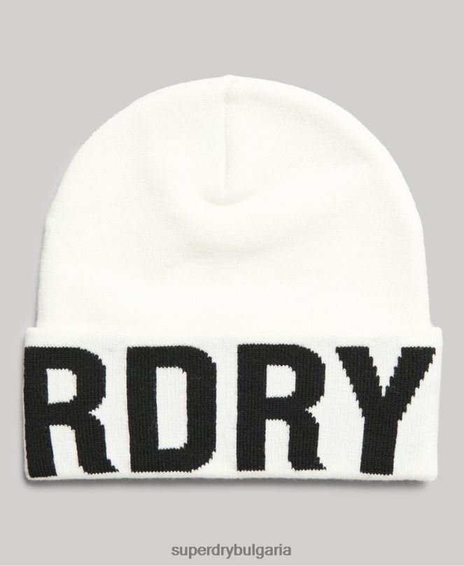 Superdry аксесоари N00H1690 бяло Жени планинска плетена шапка