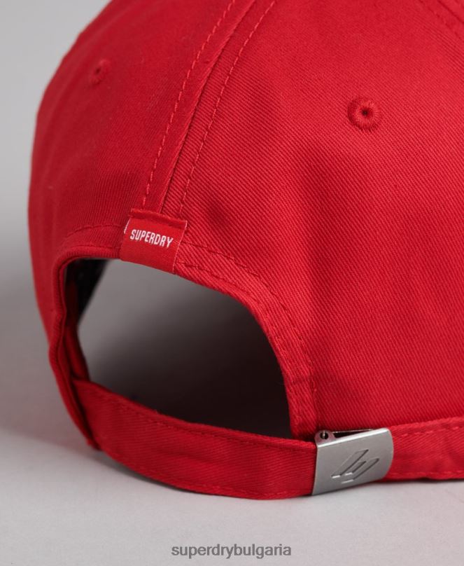 Superdry аксесоари N00H1760 червен Жени основна бейзболна шапка