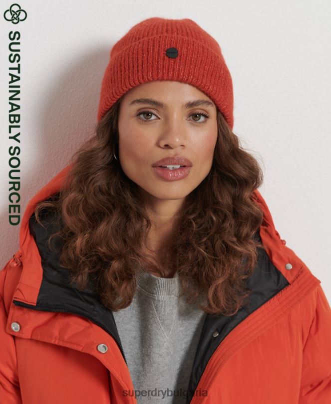 Superdry аксесоари N00H6608 червен Жени луксозна шапка