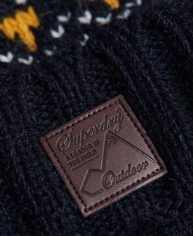 Superdry аксесоари N00H6621 военноморски флот Жени интарсионна шапка