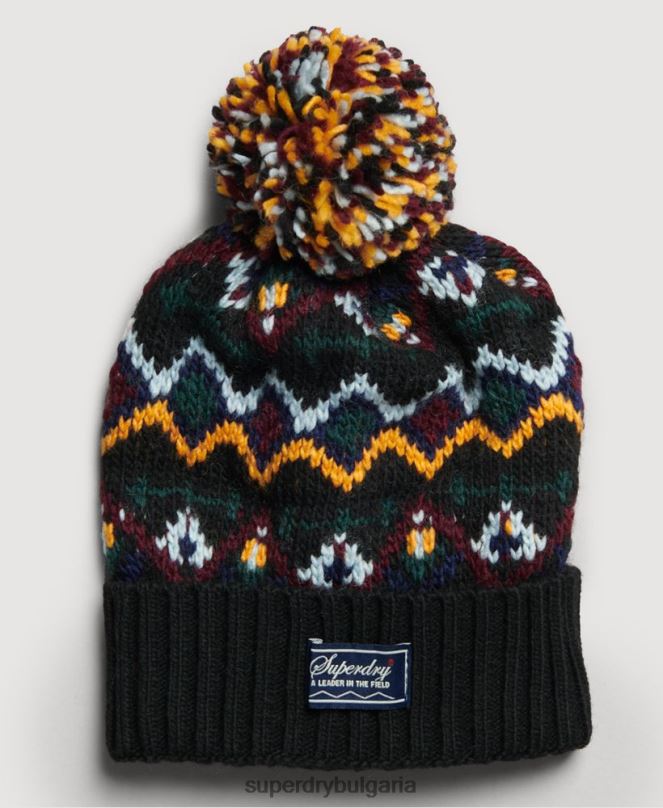 Superdry аксесоари N00H6737 черен Жени феерична шапка