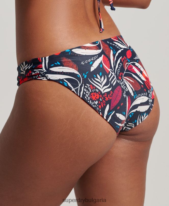 Superdry облекло N00H3183 военноморски флот Жени рециклирани бикини слипове