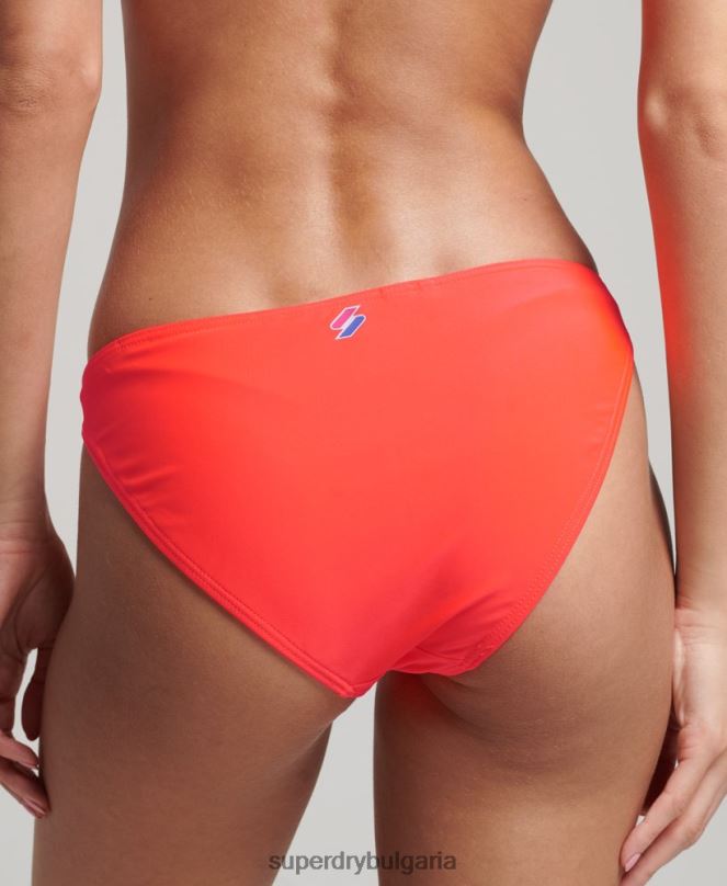 Superdry облекло N00H3224 корал Жени основни бикини слипове
