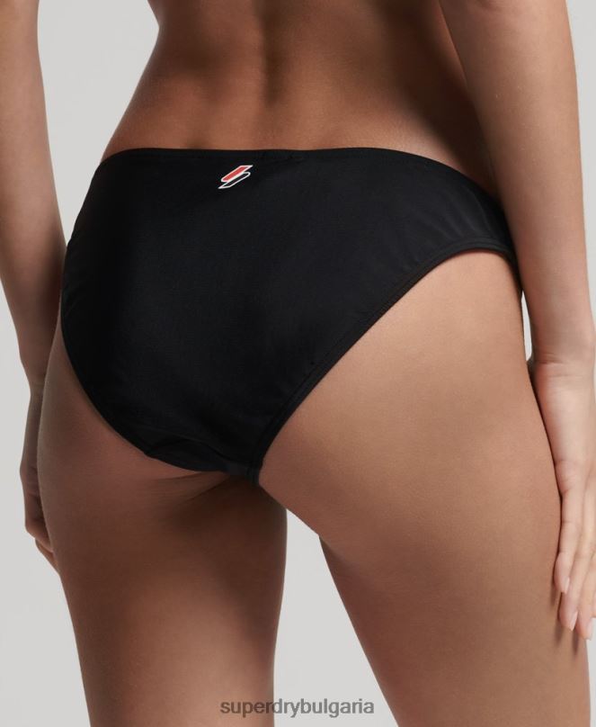 Superdry облекло N00H3238 черен Жени основни бикини слипове
