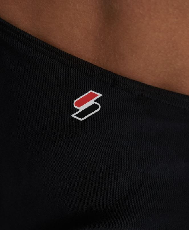 Superdry облекло N00H3238 черен Жени основни бикини слипове