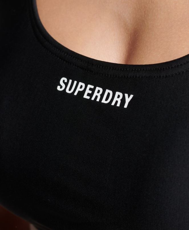 Superdry облекло N00H3245 черен Жени съществено горнище на бикини