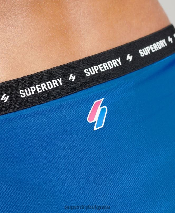 Superdry облекло N00H3248 син Жени микроеластични рециклирани бикини слипове