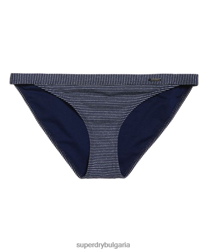 Superdry облекло N00H3260 военноморски флот Жени фиксирани бикини Kasey