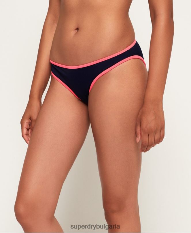 Superdry облекло N00H3263 военноморски флот Жени Лятно долнище на бикини от 90-те