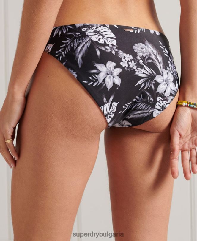 Superdry облекло N00H6638 черен Жени бикини за сърф