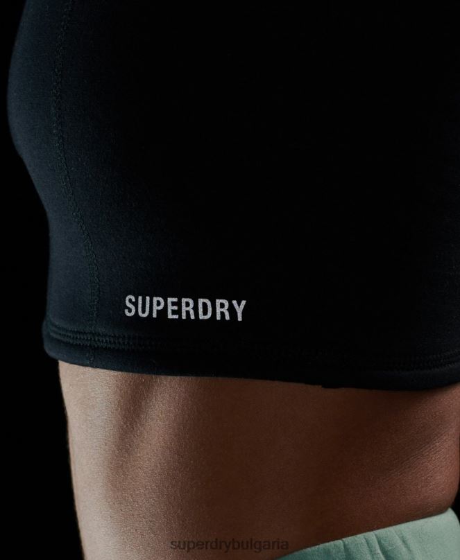 Superdry облекло N00H2947 черен Жени технологично горнище на сутиен