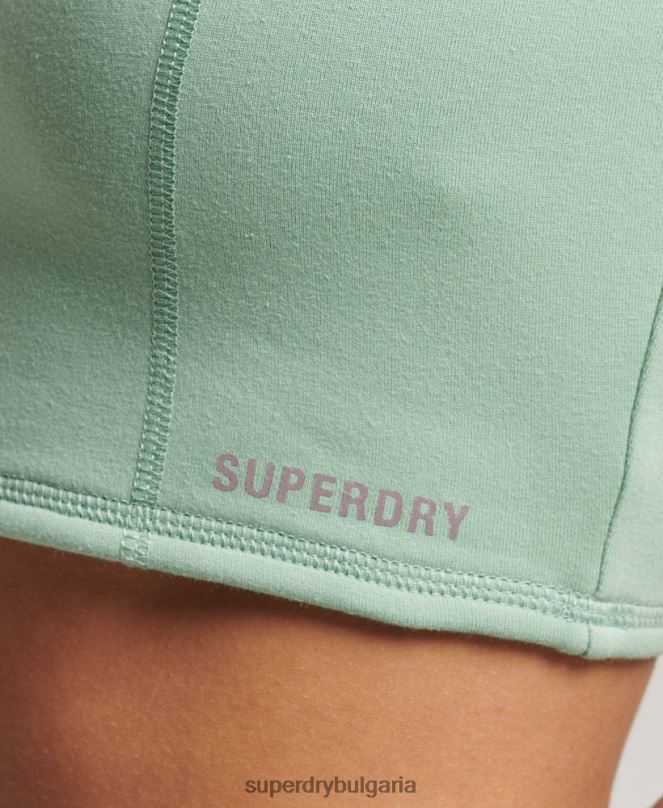 Superdry облекло N00H2998 зелено Жени технологично горнище на сутиен