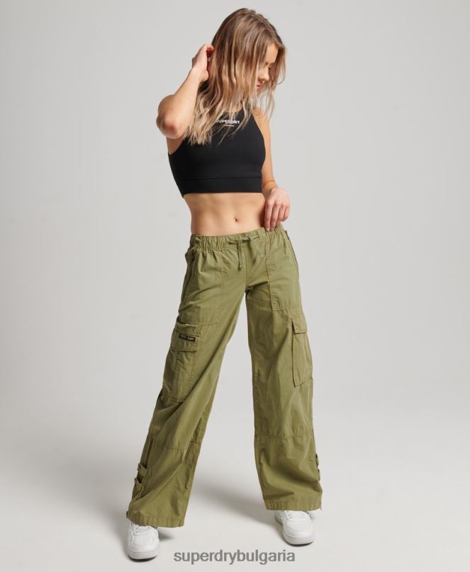 Superdry облекло N00H4193 черен Жени спортен сутиен с основа от органичен памук