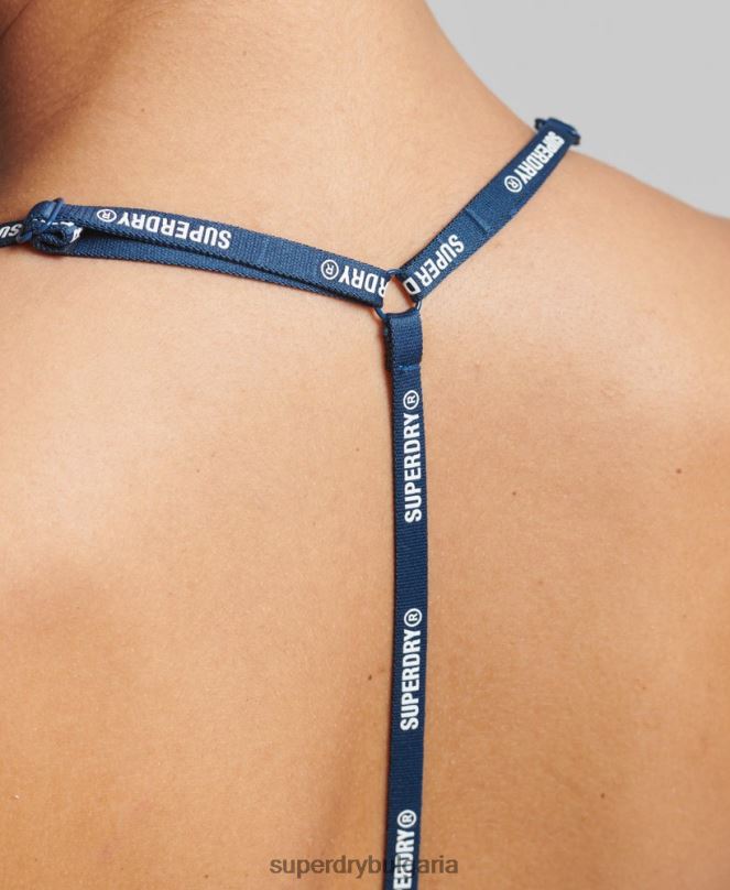 Superdry облекло N00H4198 син Жени еластичен сутиен със среден удар