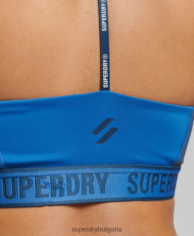 Superdry облекло N00H4198 син Жени еластичен сутиен със среден удар