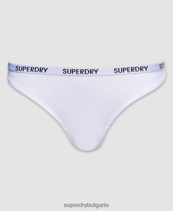 Superdry облекло N00H4341 черен Жени прашки от органичен памук 2 бр
