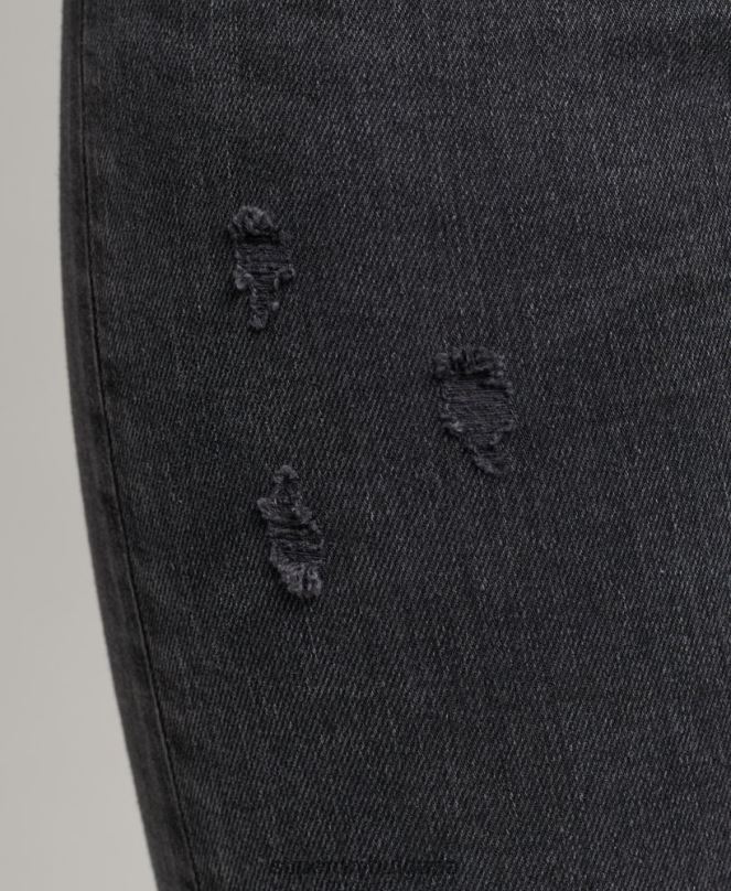 Superdry облекло N00H3889 черен Жени тесни дънки от органичен памук с висока талия
