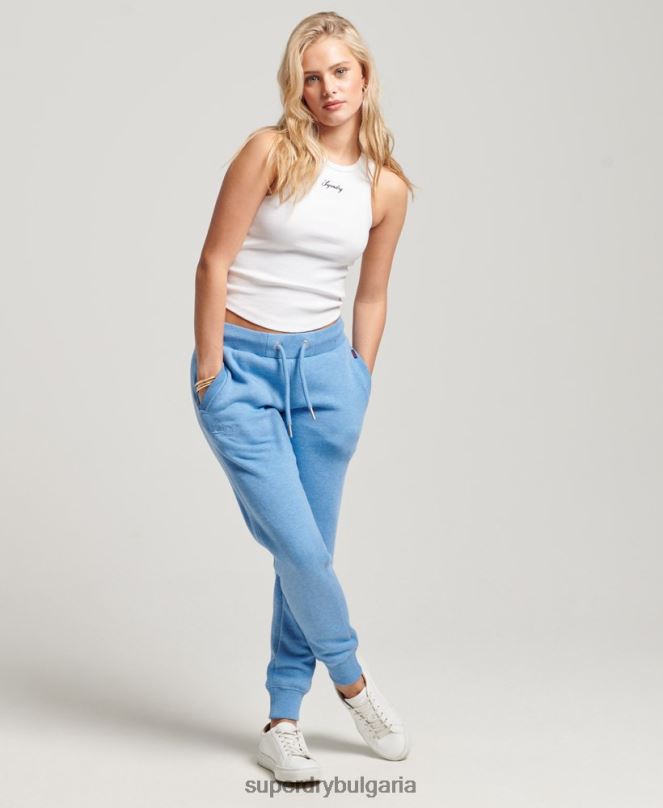 Superdry облекло N00H2265 син Жени джогинг ретро бродирани лого